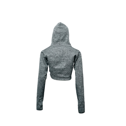 FULL SLEEVE WOMEN'S CROP TOP (ZIP UP)