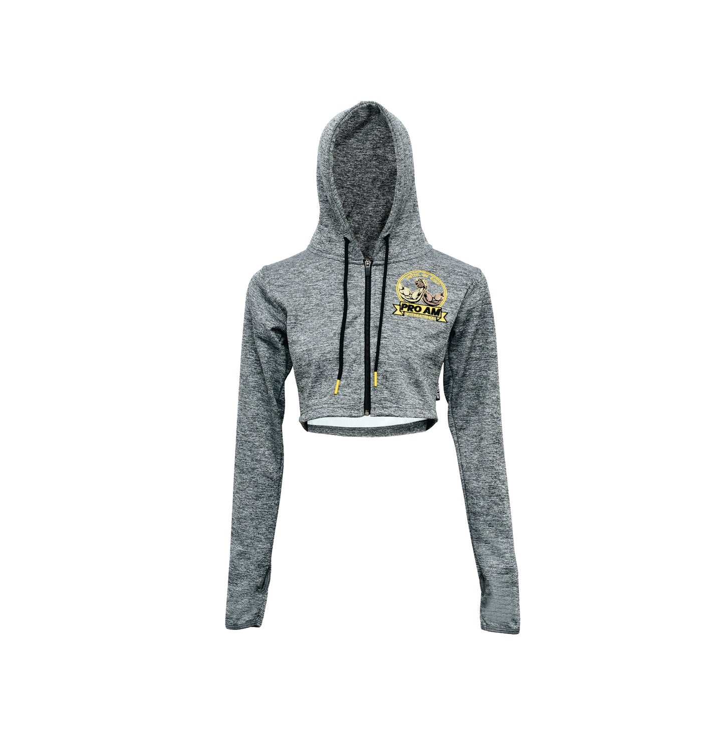 FULL SLEEVE WOMEN'S CROP TOP (ZIP UP)