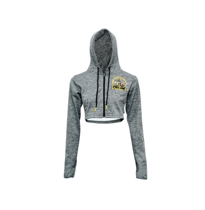 FULL SLEEVE WOMEN'S CROP TOP (ZIP UP)