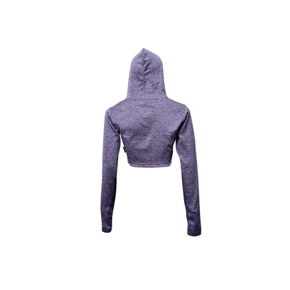 FULL SLEEVE WOMEN'S CROP TOP (ZIP UP)