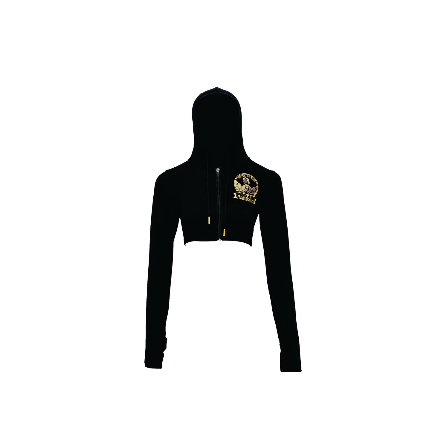 FULL SLEEVE WOMEN'S CROP TOP (ZIP UP)