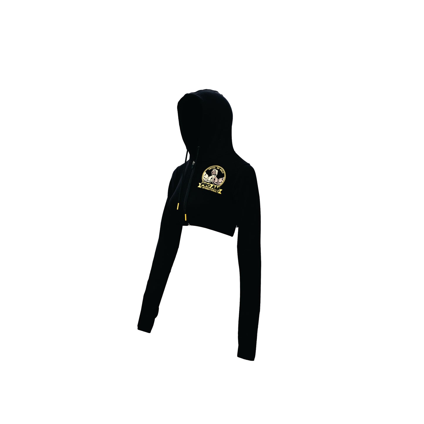 FULL SLEEVE WOMEN'S CROP TOP (ZIP UP)
