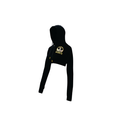 FULL SLEEVE WOMEN'S CROP TOP (ZIP UP)
