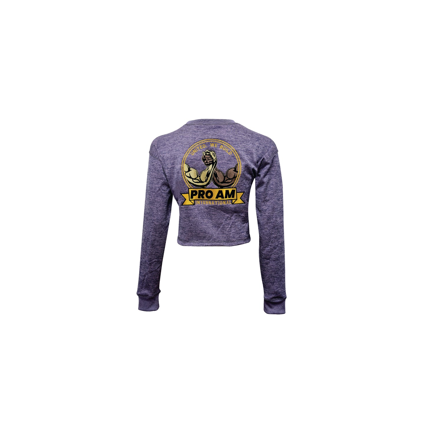WOMENS LONG SLEEVE CROP T-SHIRT