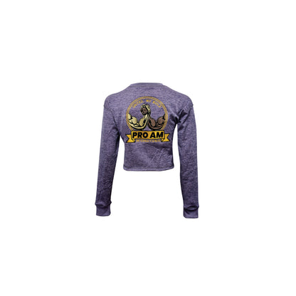 WOMENS LONG SLEEVE CROP T-SHIRT