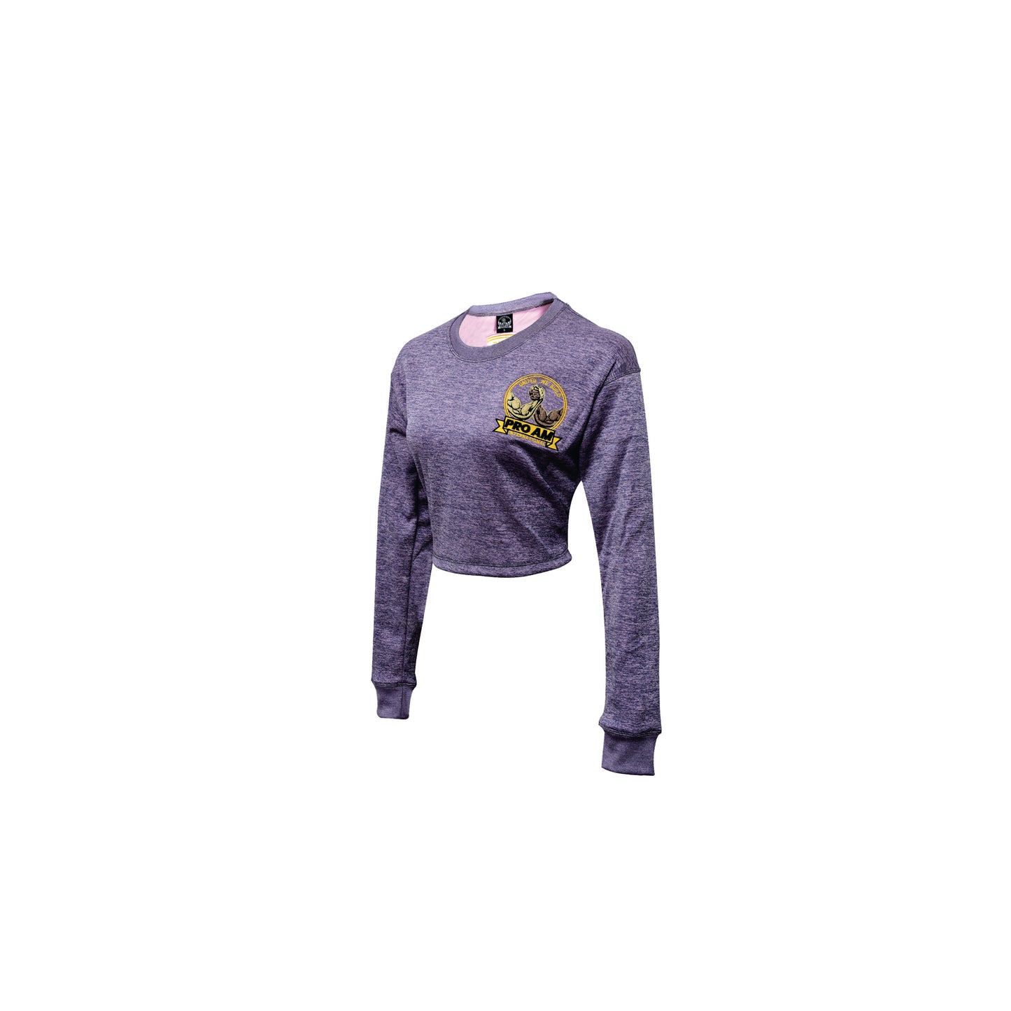 WOMENS LONG SLEEVE CROP T-SHIRT